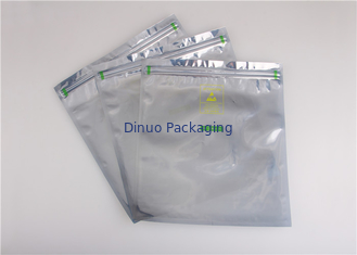 Ziplock Static Shielding Bags , Anti Static Storage Bags 2.5" X 19" #6