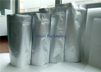 Eco Friendly Custom Printed Stand Up Pouches , Resealable Aluminum Stand Up Bag
