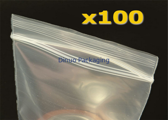 Custom Logo Design 9x12 OPP Plastic Bags Ziplock And Adhesive String Closure