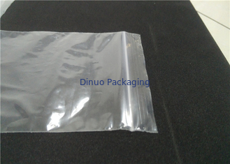 Resealable PE Plastic Bags With Ziplock Closure , Package Plastic Bags Waterproof