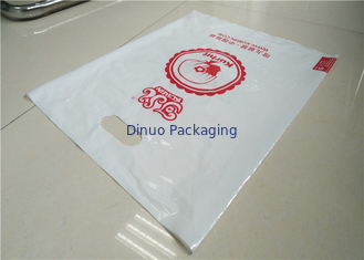 Plastic Shopping Bags With Handles , Custom Plastic Merchandise Bags