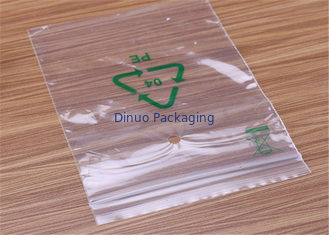 Custom Logo Design 9x12 OPP Plastic Bags Ziplock And Adhesive String Closure