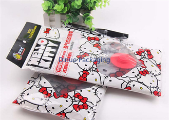 Eco Friendly Custom Printed Packaging Bags , Colored Food Grade Plastic Bags