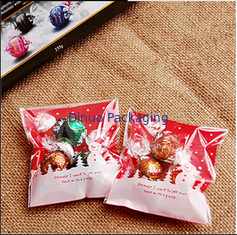 Eco Friendly Custom Printed Packaging Bags , Colored Food Grade Plastic Bags