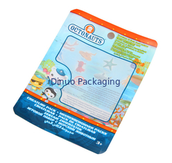 Multi Colored Custom Printed Packaging Bags 5"X10" #00 LDPE Material