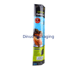Customized Size Aluminum Foil Stand Up Pouch Packaging Bags With Handle Hole