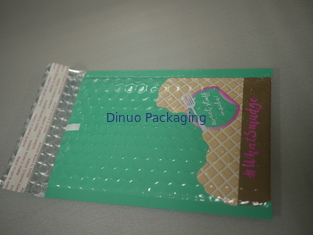 Padded Mailing Envelope With Bubble Wrap Inside , Colored Bubble Mailers