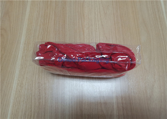 Customized Size PVC Clear Packaging Bags With Adhesive Tape OEM / ODM