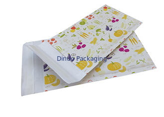 No Plastic White Corrugated Kraft Paper Padded Envelopes Eco Friendly