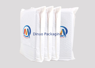 White Padded Bubble Poly Mailer Envelopes For Online Shopping / Express Delivery