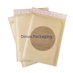 Plastic Free Biodegradable Paper Mailing Bags Honeycomb Cushion For Delivery