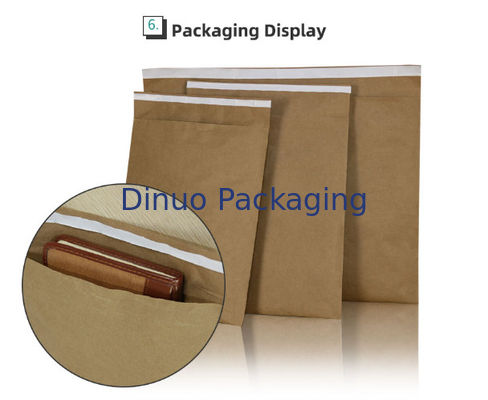 Quantity Per Pack 100 Paper Padded Mailers Water-resistant Exterior Honeycomb Paper Bags Suitable for Durable Packaging