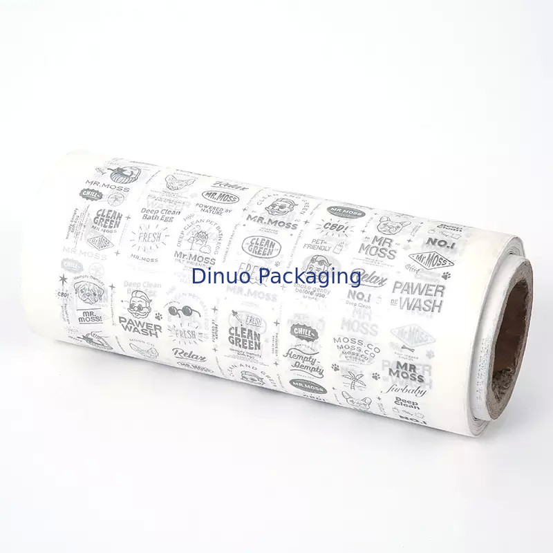 Branded White And Gold Metal Tissue Paper Wrap For Women Bag / Jewellery