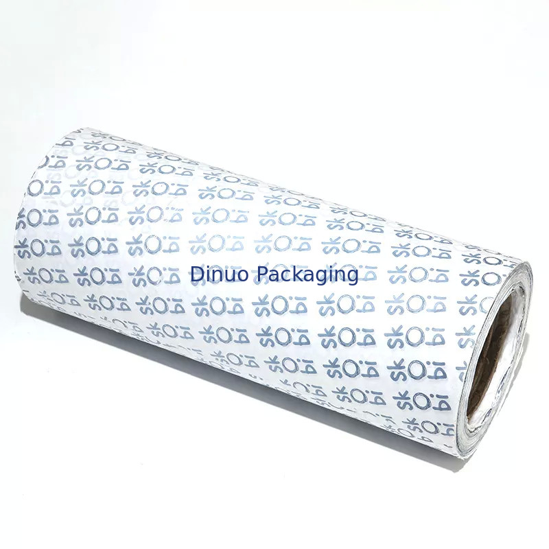 Custom Black Logo White Recycled Tissue Paper Wrap Roll For Shoe Gift