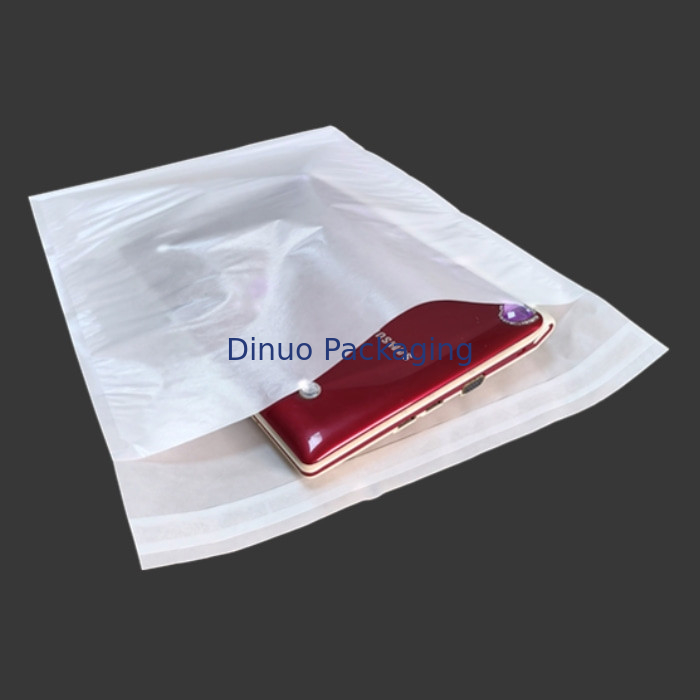 Custom Printed Recyclable Glassine Paper Bag for Gift box With Flap