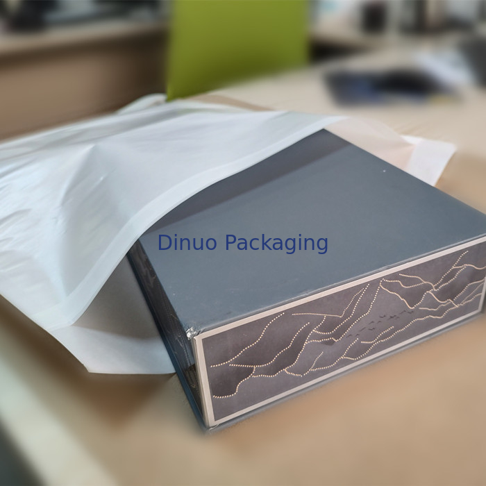 Custom Printed Recyclable Glassine Paper Bag for Gift box With Flap