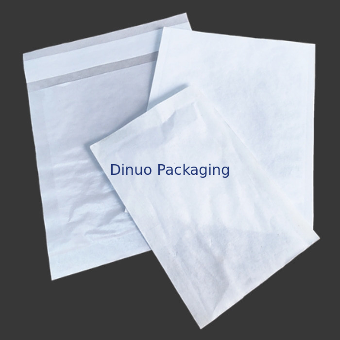 FSC Certificate Recycled Material Peel Seal Glassine Paper Wrapping Bag Custom Types of bags business envelope