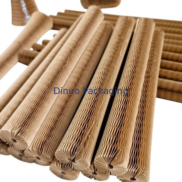 80gsm  Biodegradable Honeycomb Wrapping Kraft Paper Rolls For Fragile Gift