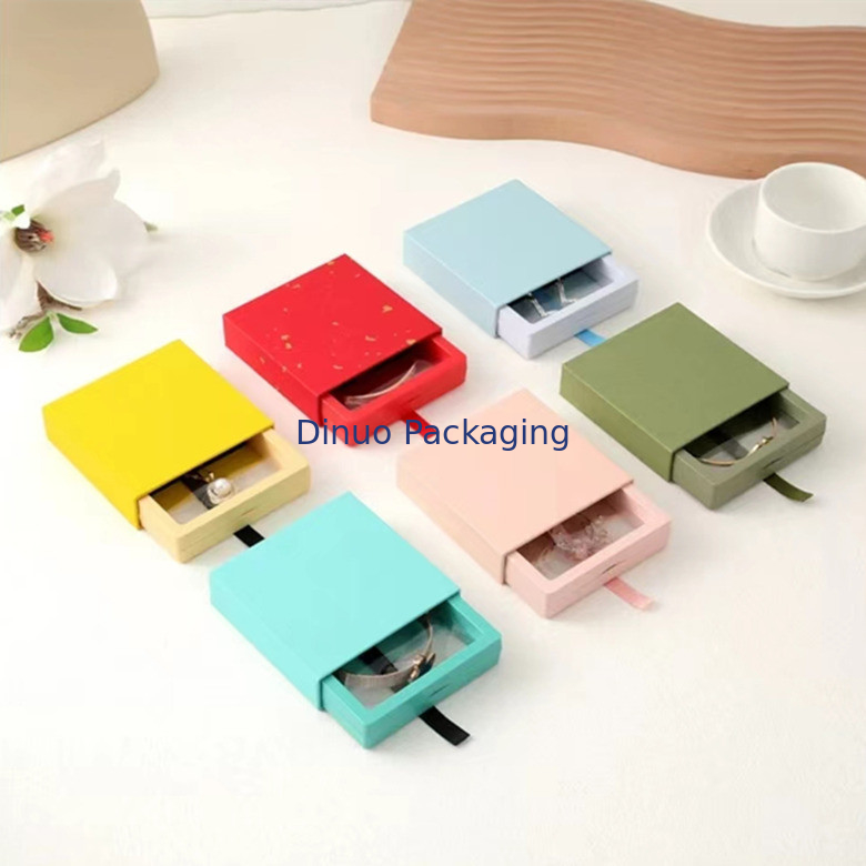 Recyclable Custom Printed Paper Box Varnishing Paper Drawer Gift Box