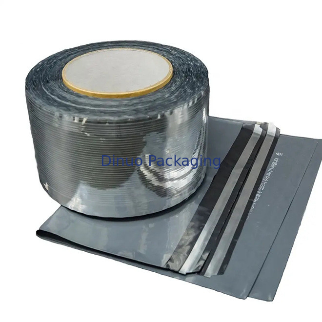 PE And PP Plastic Aluminum Film Permanent Bag Sealing Tape For Mailer Bags And Flat Poly Mailers