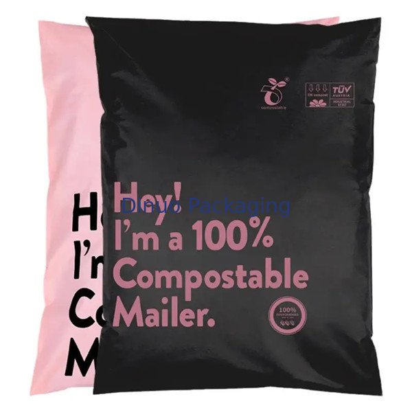 Biodegradable Compostable Printable Mailer Bags Lightweight Eco Friendly Packaging