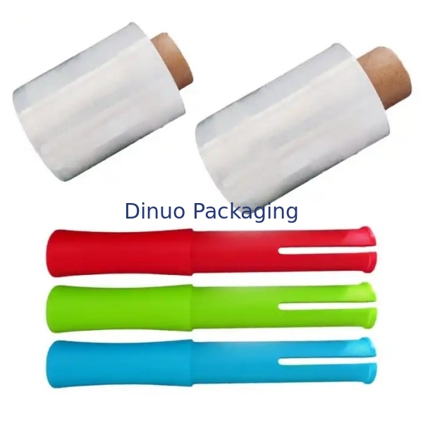 Custom Accepted Turnover Stretch And Shrink Film With Plastic Handle