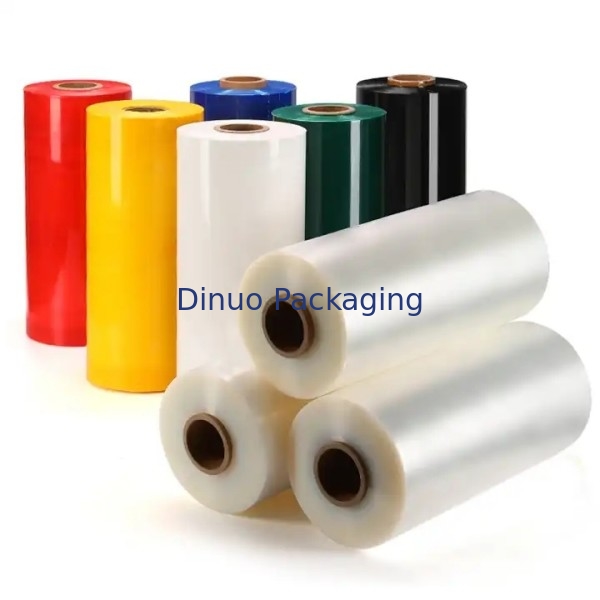 Turnover Stretch And Shrink Film In Red Color Made Of 100% Virgin Material