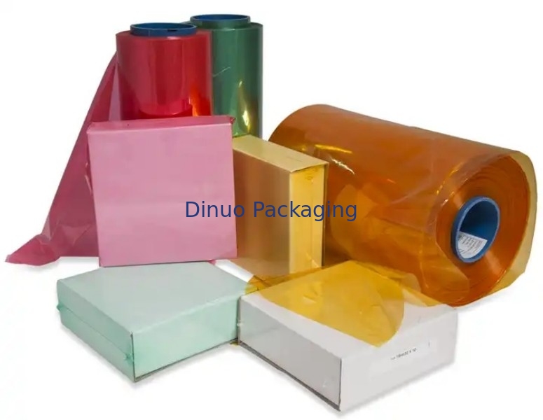 Turnover Stretch And Shrink Film In Red Color Made Of 100% Virgin Material