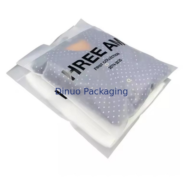 Custom Printing Eco-Friendly Resealable Plastic Ziplock Bags With Handle For Clothes Packaging Bag