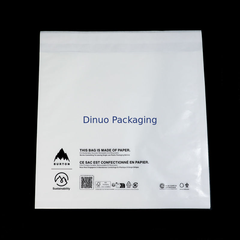 Wholesale Embossed Mini Semi Disposable Self Seal Transparent Biodegradable Envelope Glassine Wax Paper Bag