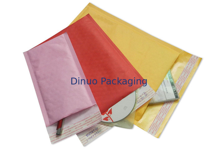 Large Pink Kraft Bubble Mailers 180x165 #CD-DCD For Household Puncture Resistant