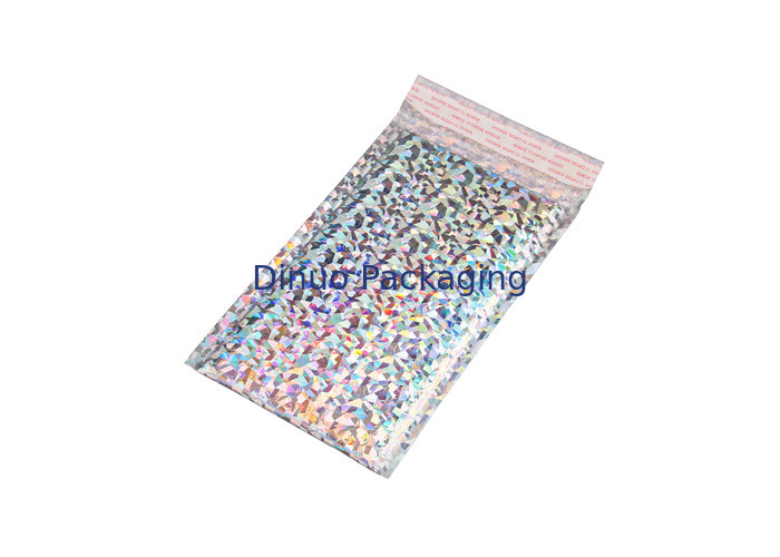 Luxury Holographic Mailing Bags , #000 / 4x8 Shiny Color Padded Packing Envelopes