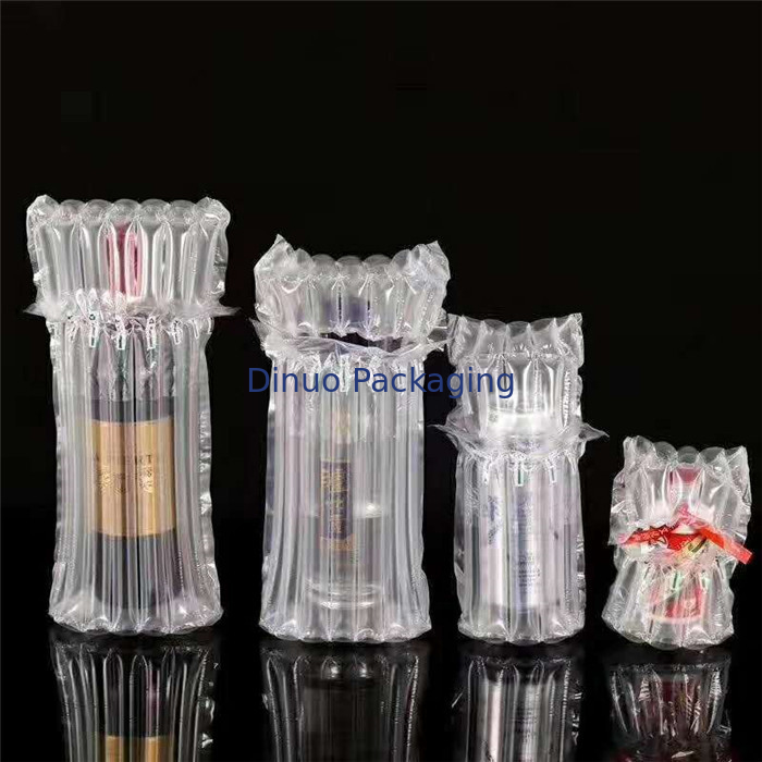 Transparent Air Column Bags Breakage Proof for Wine Bottle / Glass Products