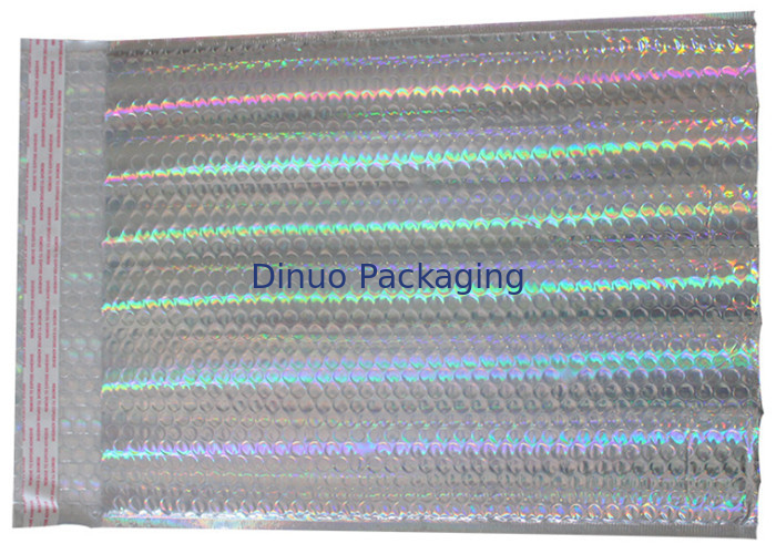 Luxury Holographic Mailing Bags , #000 / 4x8 Shiny Color Padded Packing Envelopes