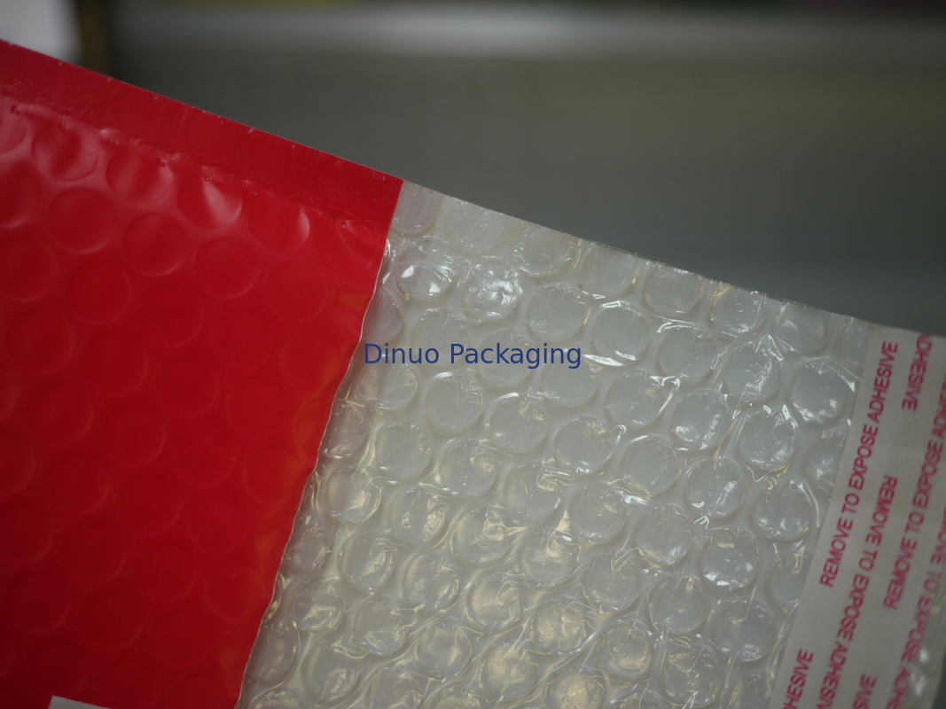 Red Bubble Lined Poly Mailers Padded Envelopes 10.5 X 16  #5 Puncture Resistance