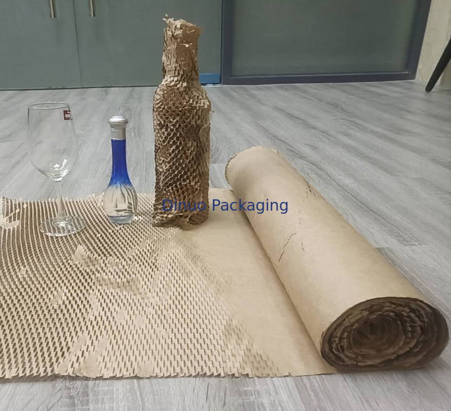 50mm*100m 80gsm Honeycomb Paper Roll Compostable