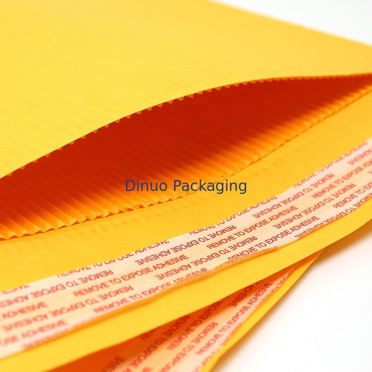 Kraft Corrugated Padded Mailer Bags With Hot Melt Adhesive
