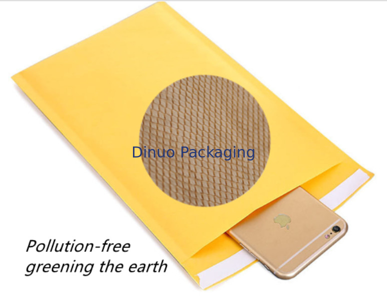 Postal Honeycomb Paper Padded Mailers Customized Envelope For Cushion Protection