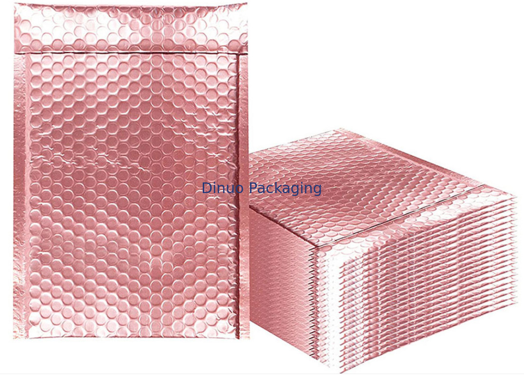 6 x 10 Custom Printed Padded Envelopes Bubble Mailing Bags Glitter Metallic Foil