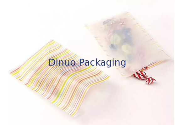 Garment Clear Glassine Paper Bag Non Plastic Gusset For T-Shirt