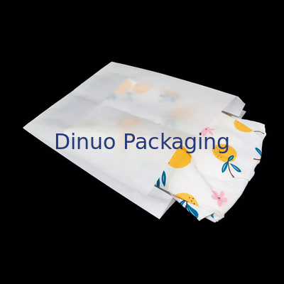 Semi Transparent Glassine Paper Bag Eco Friendly Biodegradable Grease Resistant