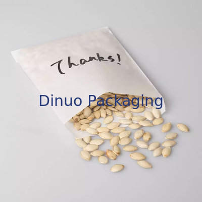 Custom Glassine Paper Bag Cookie Popcorn Envelope 100% Food Safe