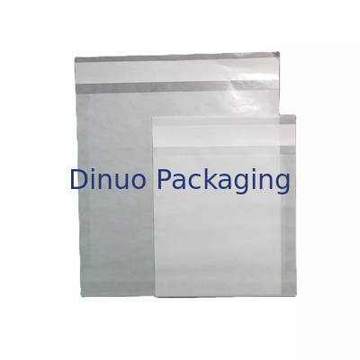 Custom Logo Waterproof Clothing Stamped Glassine Paper Bag White Packing Pouch Envelope