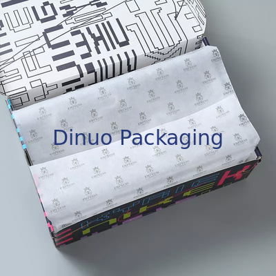 Recyclable Christmas White Tissue Paper Wrap Gift Shoe Packaging With Custom Logo