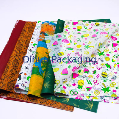 Bright Coloured Fresh Branded Tissue Paper Wrap For Shoe Box