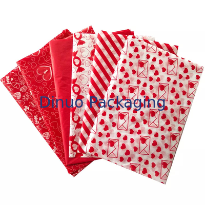 Rhombic Colorful Floral Printed Art Palm Tree Tissue Paper Wrap With Custom Printing