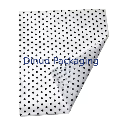 Polka Dot Gingham Double Color Background Tissue Paper Wrap For Shoe Box Nail Polish