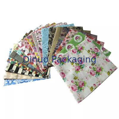 Polka Dot Gingham Double Color Background Tissue Paper Wrap For Shoe Box Nail Polish