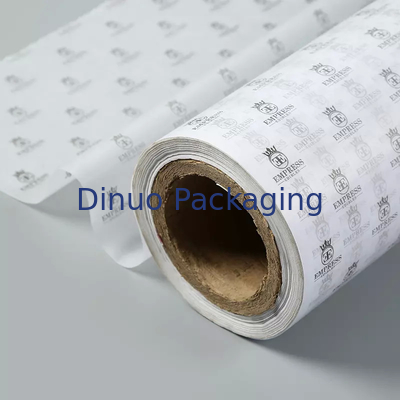 Branded White And Gold Metal Tissue Paper Wrap For Women Bag / Jewellery