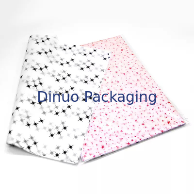 Custom Gold Foil Wood Pulp Tissue Paper Sheets For Gift Rose Gold